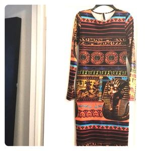 Egyptian multicolored dress